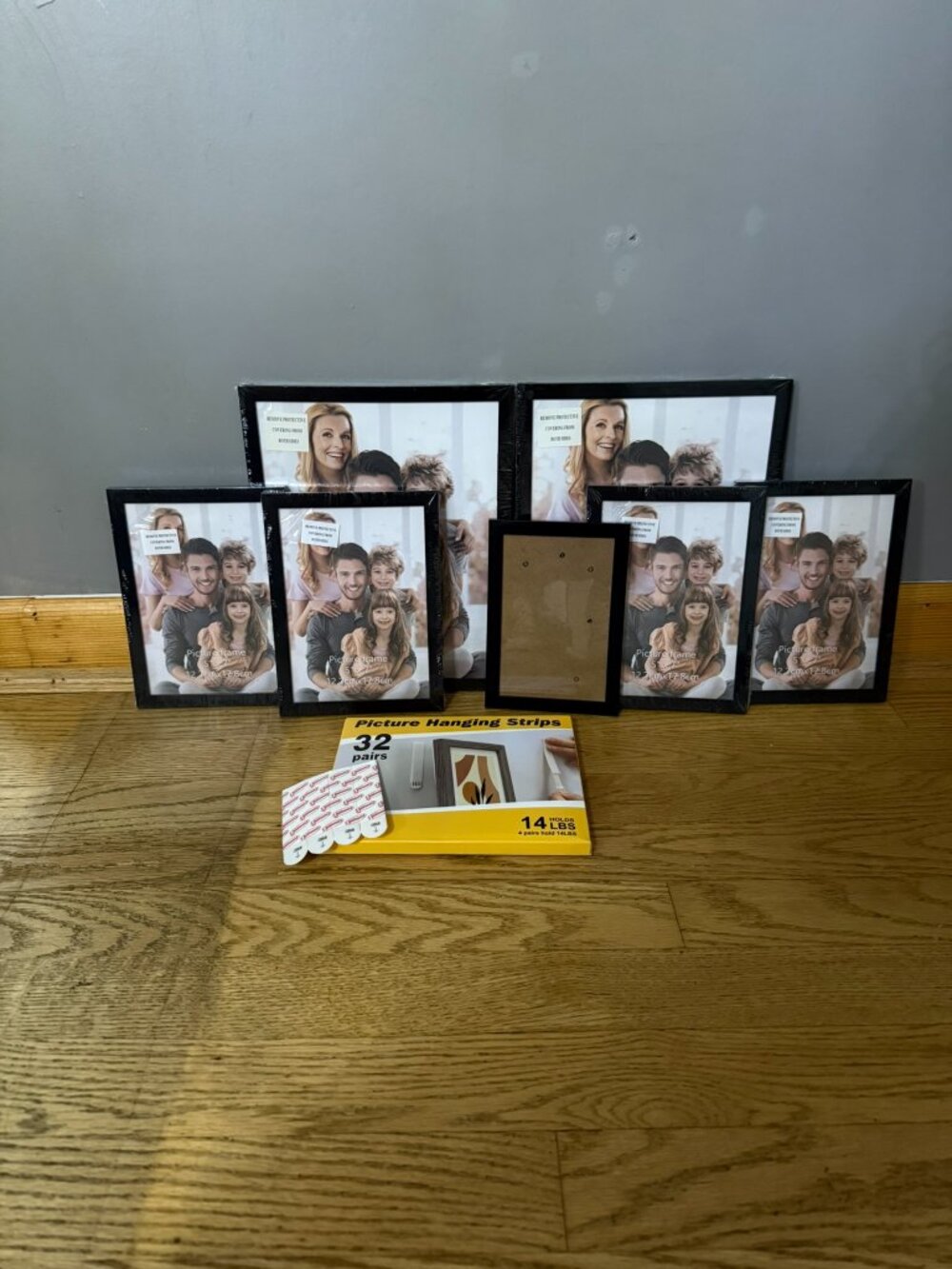 Amazon Picture Frames Set Of 7 & 36 Command Strips